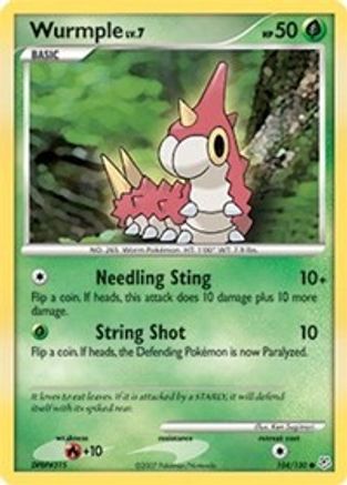 Diamond and Pearl Wurmple #104