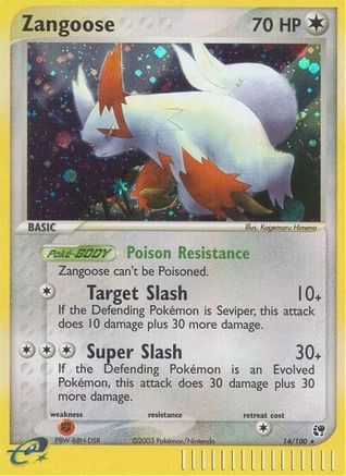 Sandstorm Zangoose #14