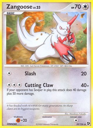 Great Encounters Zangoose #59
