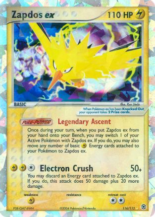 FireRed & LeafGreen Zapdos ex #116