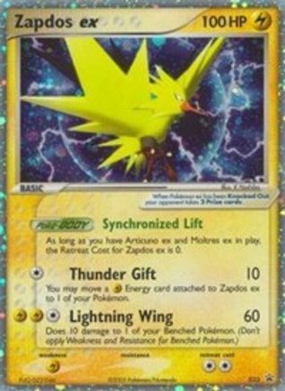 Nintendo Promos Zapdos ex - 033 (EX Collector's Window Tins) #033