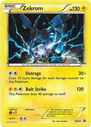Black and White Promos Zekrom #BW24
