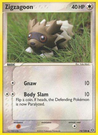 Emerald Zigzagoon #74