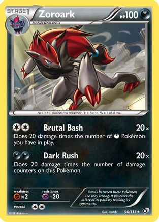 Legendary Treasures Zoroark #90