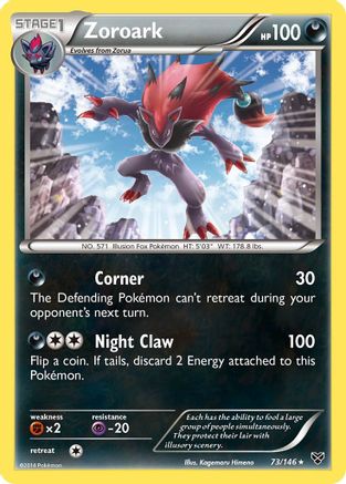 XY Base Set Zoroark #73