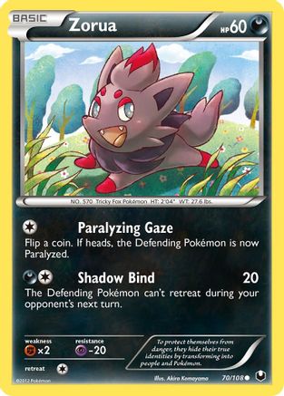 Dark Explorers Zorua (70) #70