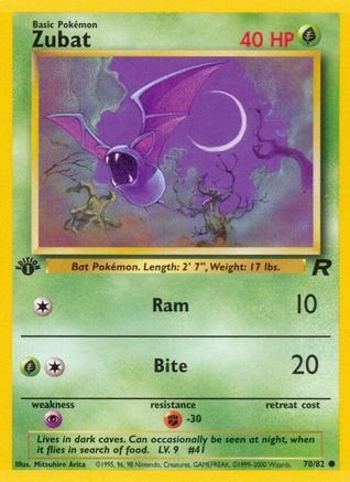 Team Rocket Zubat #70