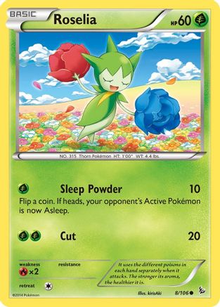 XY - Flashfire Roselia #8