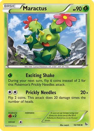 XY - Flashfire Maractus #10