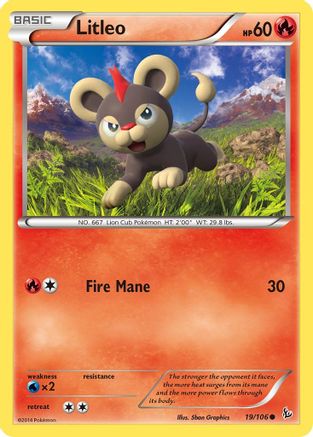 XY - Flashfire Litleo (19) #19