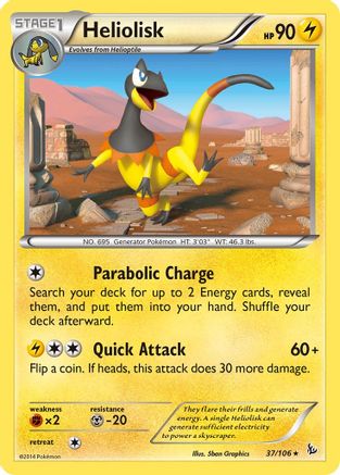 XY - Flashfire Heliolisk #37