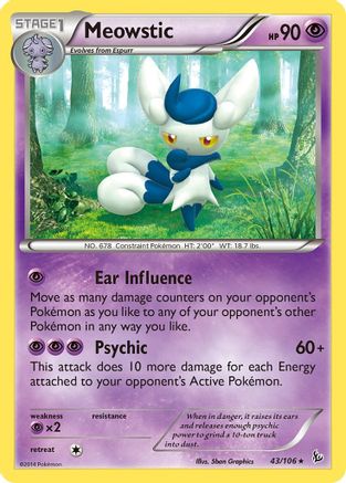 XY - Flashfire Meowstic #43