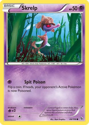 XY - Flashfire Skrelp #44