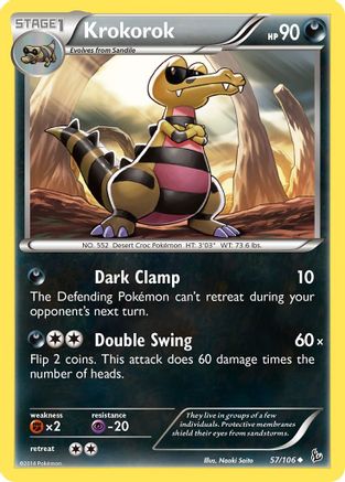 XY - Flashfire Krokorok #57
