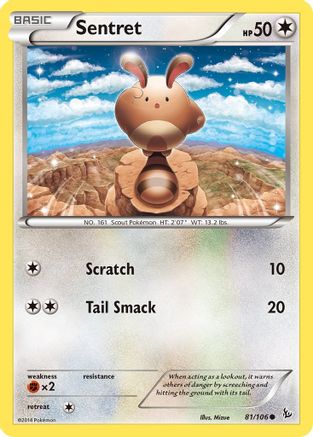 XY - Flashfire Sentret #81