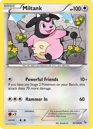 XY - Flashfire Miltank #83
