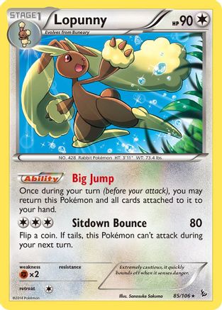 XY - Flashfire Lopunny #85