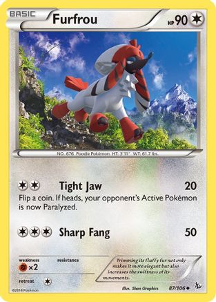 XY - Flashfire Furfrou #87