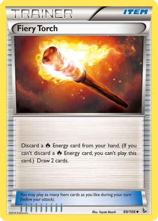XY - Flashfire Fiery Torch #89