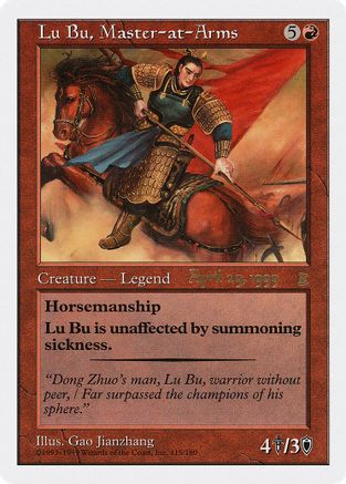 Lu Bu, Master-at-Arms (Japan 4/29/99)