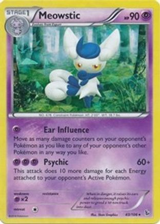 Deck Exclusives Meowstic - 43/106 (XY Flashfire) #043