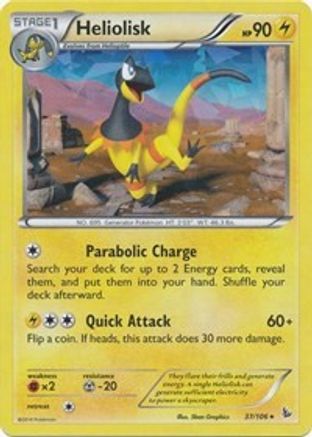Deck Exclusives Heliolisk - 37/106 (XY Flashfire) #037