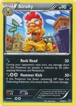 Deck Exclusives Scrafty - 74/99(Next Destinies) #074