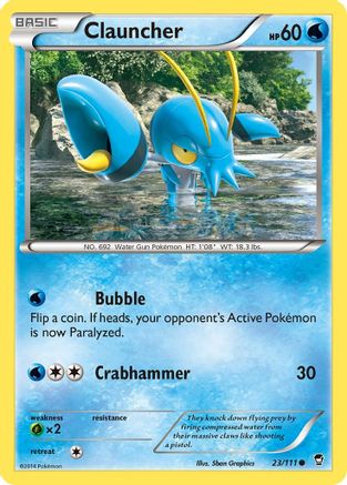 XY - Furious Fists Clauncher #23