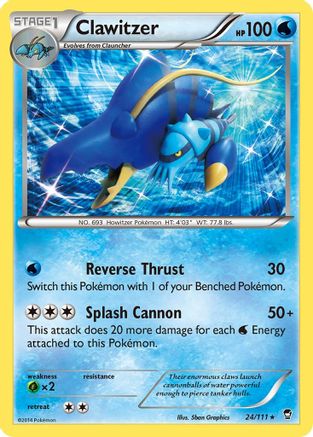 XY - Furious Fists Clawitzer #24