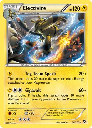 XY - Furious Fists Electivire #30