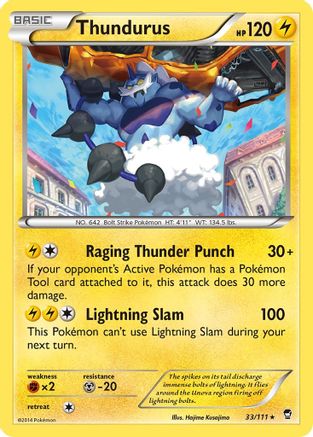 XY - Furious Fists Thundurus #33