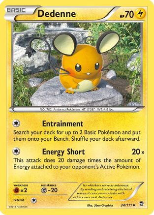 XY - Furious Fists Dedenne #34