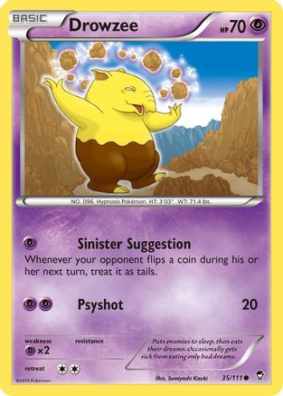 XY - Furious Fists Drowzee #35