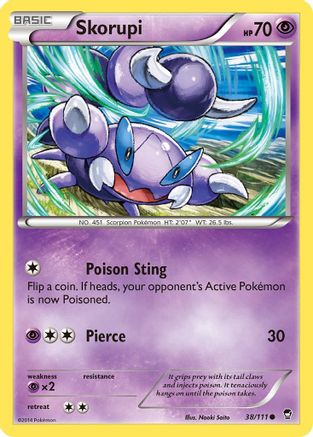 XY - Furious Fists Skorupi #38