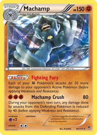 XY - Furious Fists Machamp #46
