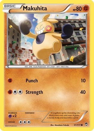 XY - Furious Fists Makuhita #51