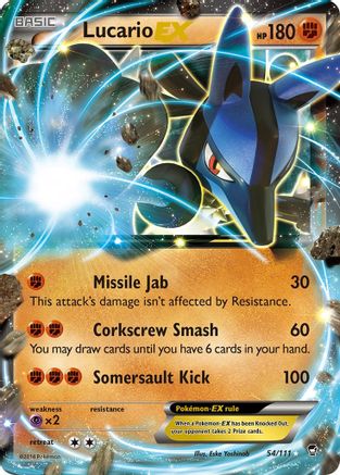 XY - Furious Fists Lucario EX #54