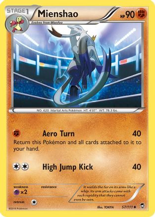 XY - Furious Fists Mienshao #57