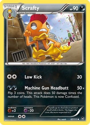 XY - Furious Fists Scrafty #67