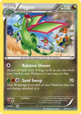 XY - Furious Fists Flygon #76