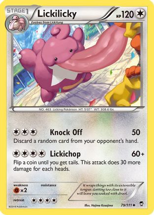 XY - Furious Fists Lickilicky #79