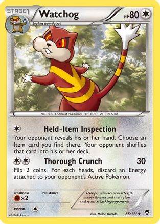 XY - Furious Fists Watchog #85