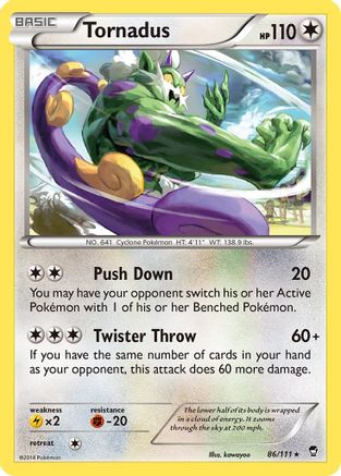XY - Furious Fists Tornadus #86