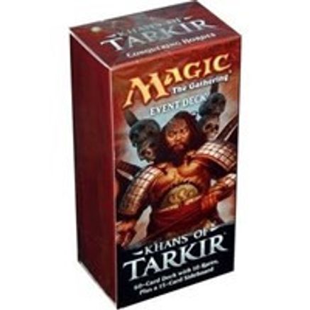 Magic Khans of Tarkir Factory Sealed Event Deck Box 6 Conquering Hordes Decks 