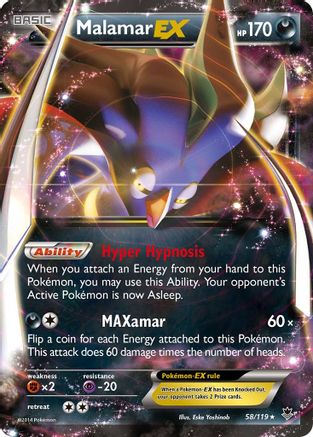 XY - Phantom Forces Malamar EX #58