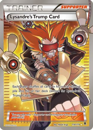 XY - Phantom Forces Lysandre's Trump Card (118 Full Art) #118