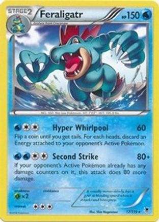 Deck Exclusives Feraligatr - 17/119 (XY Phantom Forces) #017