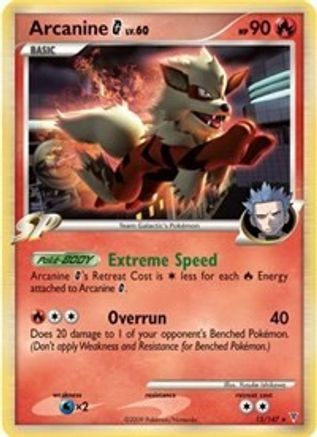 Deck Exclusives Arcanine G #015