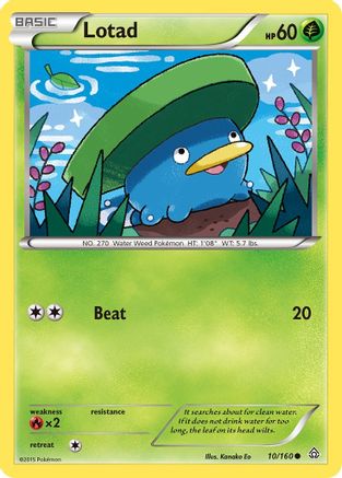 XY - Primal Clash Lotad #10