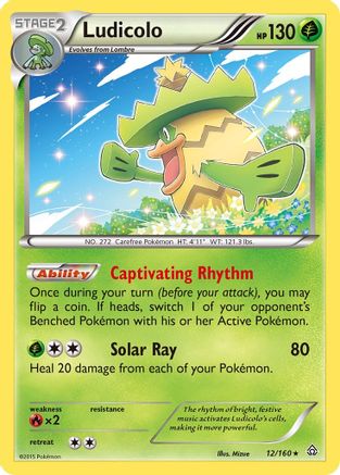 XY - Primal Clash Ludicolo #12